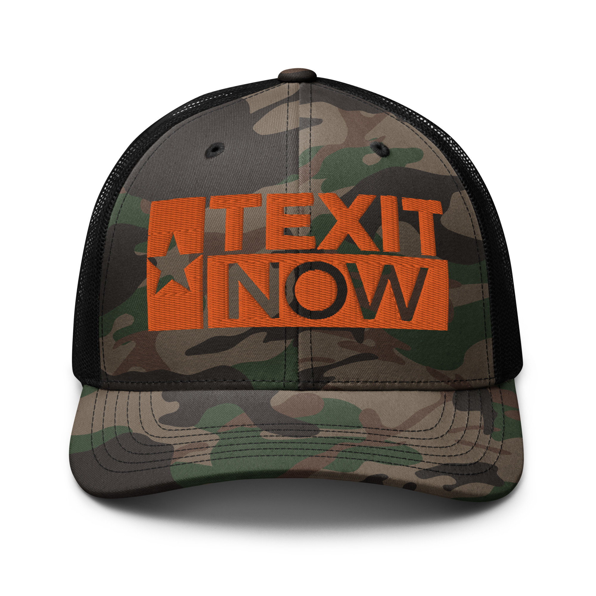 TEXIT NOW Camouflage Trucker Hat – TNM Store